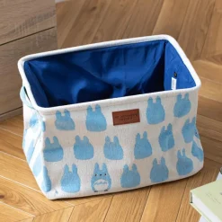 Maison Ghibli Mobilier|Coffre de rangement Silhouette Totoro Bleu - Mon Voisin Totoro
