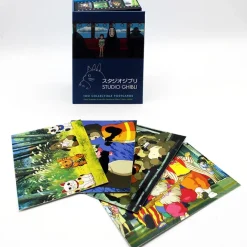 Maison Ghibli Cartes Postales Et Papier À Lettres|Coffret 100 cartes postales de collection serie 1 - Studio Ghibli