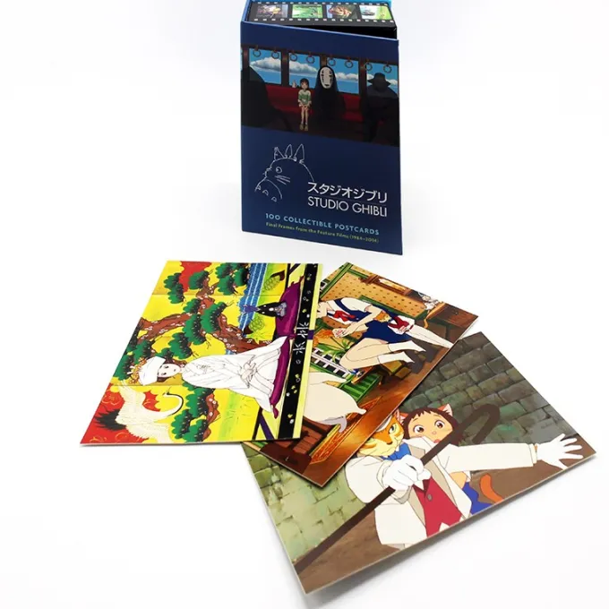 Maison Ghibli Cartes Postales Et Papier À Lettres|Coffret 100 cartes postales de collection serie 1 - Studio Ghibli