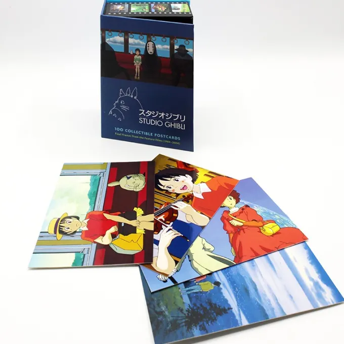 Maison Ghibli Cartes Postales Et Papier À Lettres|Coffret 100 cartes postales de collection serie 1 - Studio Ghibli