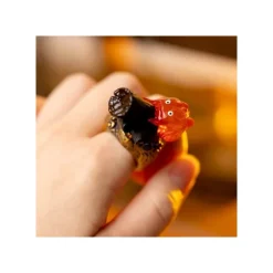 Maison Ghibli Figurines|Collection Calcifer 1 Bague Mystère  - Le Château ambulant