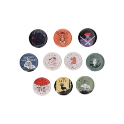 Maison Ghibli Badges|Collection de badges vintage 10 PCS - Princesse Mononoké
