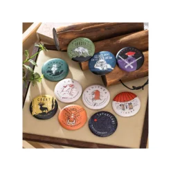 Maison Ghibli Badges|Collection de badges vintage 10 PCS - Princesse Mononoké