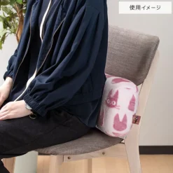 Maison Ghibli Mobilier|Coussin brique moiré Totoro silhouette   - Mon Voisin Totoro
