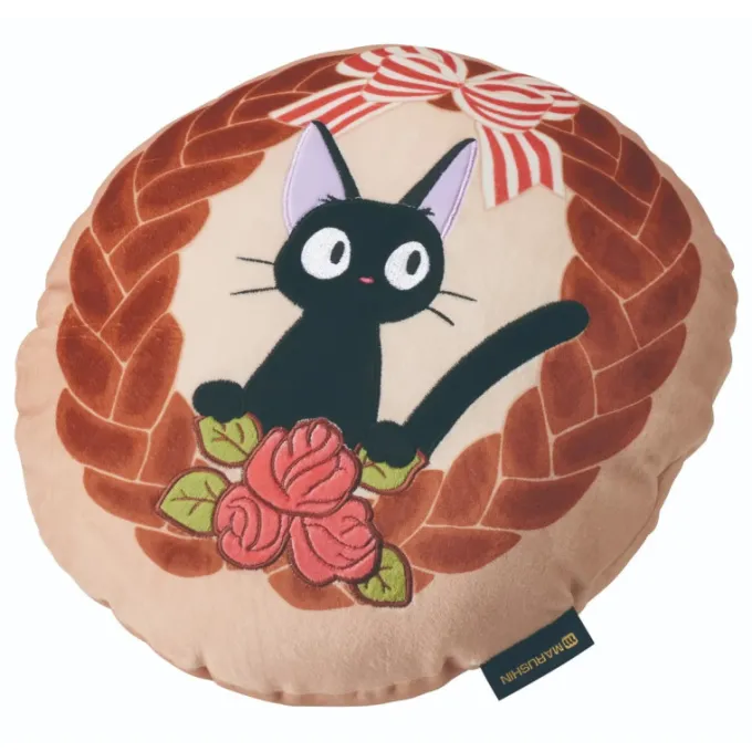 Maison Ghibli Mobilier|Coussin Jiji Couronne de pain - Kiki la petite sorcière