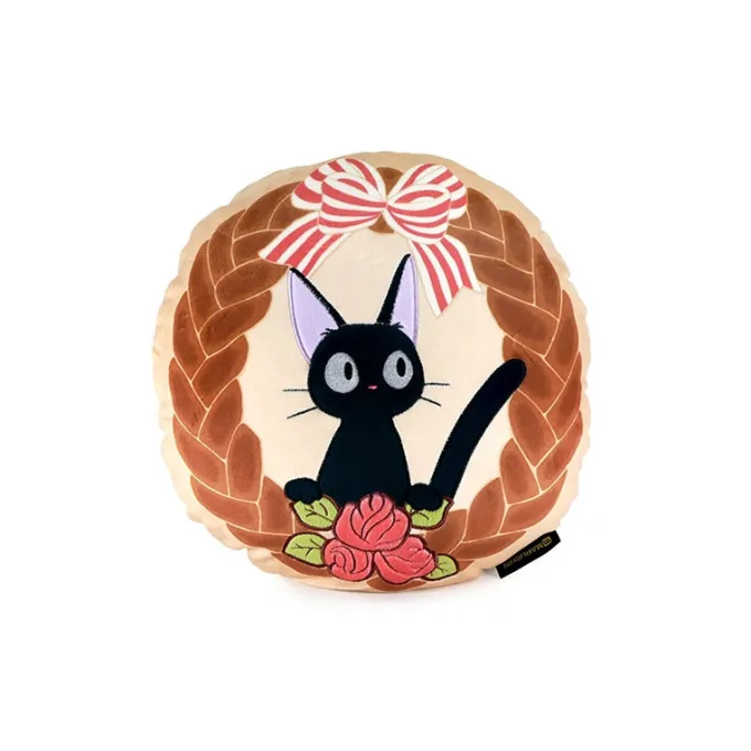 Maison Ghibli Mobilier|Coussin Jiji Couronne de pain - Kiki la petite sorcière