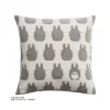 Maison Ghibli Mobilier|Coussin Silhouette Totoro Gris - Mon Voisin Totoro