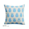 Maison Ghibli Mobilier|Coussin Silhouette Totoro Bleu - Mon Voisin Totoro