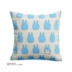 Maison Ghibli Mobilier|Coussin Silhouette Totoro Bleu - Mon Voisin Totoro