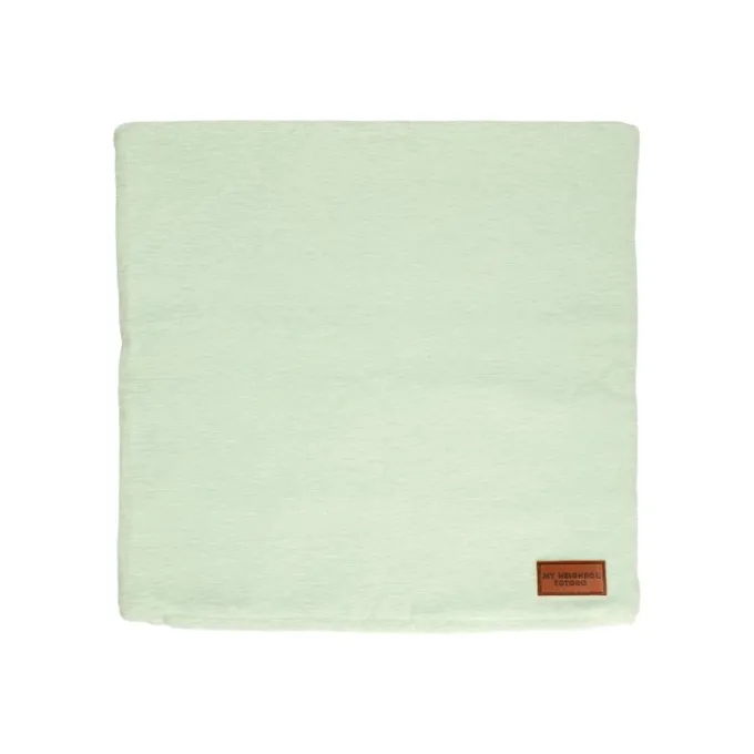 Maison Ghibli Mobilier|Coussin Totoro Feuilles Bleues et Vertes 45x45 cm - Mon Voisin Totoro