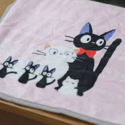Maison Ghibli Linge De Maison|Couverture coussin Jiji - Kiki la petite sorcière