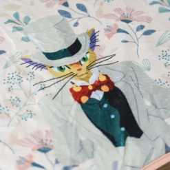 Maison Ghibli Linge De Maison|Couverture coussin Moon - Le Royaume des chats