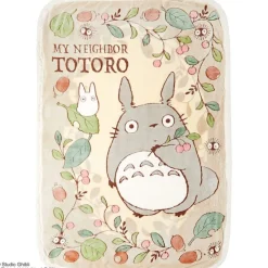 Maison Ghibli Linge De Maison|Couverture Églantiers et noisettes 100x140 cm - Mon Voisin Totoro