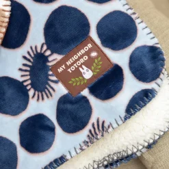 Maison Ghibli Linge De Maison|Couverture moirée Noiraude silhouette 70x100 cm - Mon Voisin Totoro
