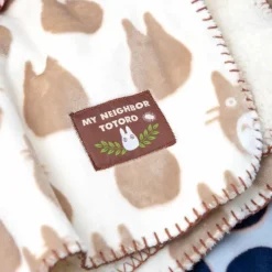 Maison Ghibli Linge De Maison|Couverture moirée Totoro silhouette 70x100 cm - Mon Voisin Totoro
