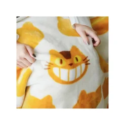Maison Ghibli Linge De Maison|Couverture Silhouette Chatbus 100x140 cm - Mon Voisin Totoro