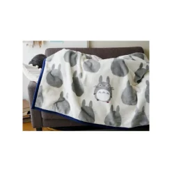 Maison Ghibli Linge De Maison|Couverture Silhouette Totoro Gris 100x140 cm - Mon Voisin Totoro