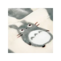 Maison Ghibli Linge De Maison|Couverture Silhouette Totoro Gris 100x140 cm - Mon Voisin Totoro