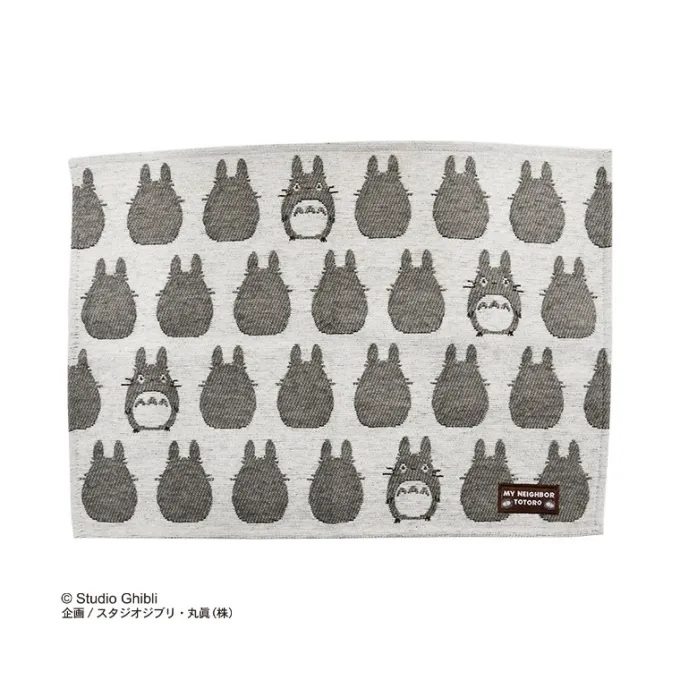 Maison Ghibli Cuisine Et Table|Dessous de table Silhouette Totoro Gris - Mon Voisin Totoro