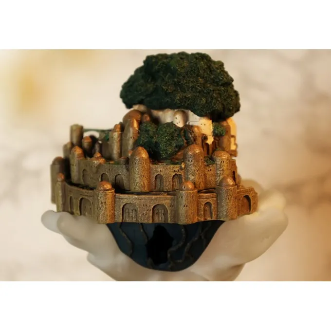 Maison Ghibli Décoration|Diorama lumineux Château de Laputa - Le Château dans le ciel