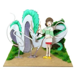 Maison Ghibli Loisirs Créatifs|Diorama papier Haku dragon & Chihiro - Le Voyage de Chihiro