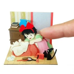 Maison Ghibli Loisirs Créatifs|Diorama papier Kiki s’envole - Kiki la petite sorcière