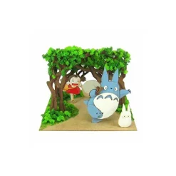 Maison Ghibli Loisirs Créatifs|Diorama papier Mei & Totoro Tunnel secret - Mon Voisin Totoro
