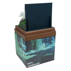Maison Ghibli Loisirs Créatifs|Diorama papier San et Moro sur un rocher -Princesse Mononoké