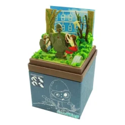 Maison Ghibli Loisirs Créatifs|Diorama papier Sheeta & Pazu avec Robot Soldat - Le Château dans le c