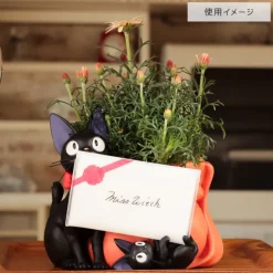 Maison Ghibli Décoration|Diorama Planter Jiji et sacoche - Kiki la petite sorcière