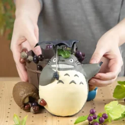 Maison Ghibli Décoration|Diorama Planter Tonneau de tous les Totoro - Mon Voisin Totoro