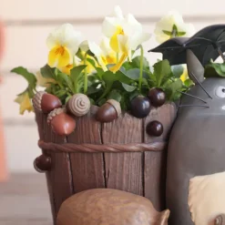 Maison Ghibli Décoration|Diorama Planter Tonneau de tous les Totoro - Mon Voisin Totoro