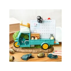 Maison Ghibli Décoration|Diorama Triporteur Totoro et calendrier - Mon Voisin Totoro