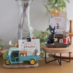 Maison Ghibli Décoration|Diorama Triporteur Totoro et calendrier - Mon Voisin Totoro