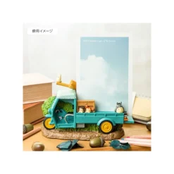 Maison Ghibli Décoration|Diorama Triporteur Totoro et calendrier - Mon Voisin Totoro