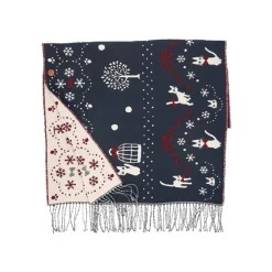 Maison Ghibli Textile|Etole Avec Boutons Kiki La Ville Sous La Neige - Kiki la petite sorci