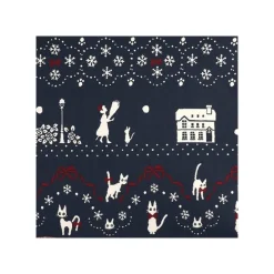 Maison Ghibli Textile|Etole Avec Boutons Kiki La Ville Sous La Neige - Kiki la petite sorci