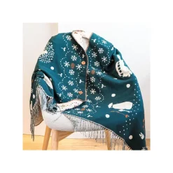 Maison Ghibli Textile|Etole Avec Boutons Totoro Dans La Neige - Mon Voisin Totoro
