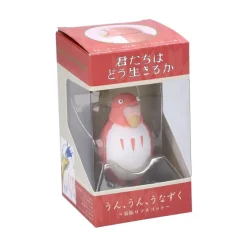 Maison Ghibli Jouets|Figurine Bobble head Perruche Rouge - Le Garçon et le Héron
