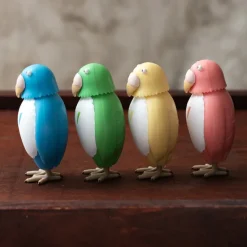 Maison Ghibli Jouets|Figurine Bobble head Perruche Rouge - Le Garçon et le Héron
