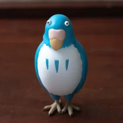 Maison Ghibli Jouets|Figurine Bobble head Perruche Bleue - Le Garçon et le Héron