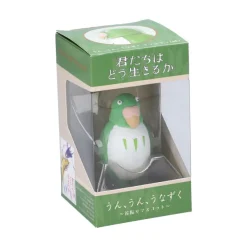 Maison Ghibli Jouets|Figurine Bobble head Perruche Verte - Le Garçon et le Héron