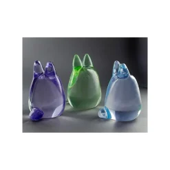 Maison Ghibli Statues|Figurine Cristal Pourpre Totoro Blanc - Mon Voisin Totoro