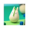 Maison Ghibli Jouets|Figurine Culbuto Totoro Blanc avec feuille - Mon Voisin Totoro