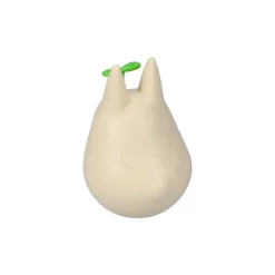 Maison Ghibli Jouets|Figurine Culbuto Totoro Blanc avec feuille - Mon Voisin Totoro