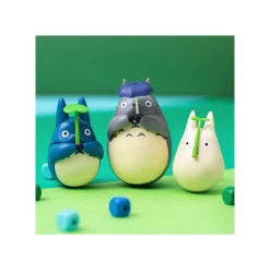 Maison Ghibli Jouets|Figurine Culbuto Totoro Gris Parapluie - Mon Voisin Totoro