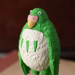 Maison Ghibli Figurines|Figurine Perruche Verte - Le Garçon et le Héron