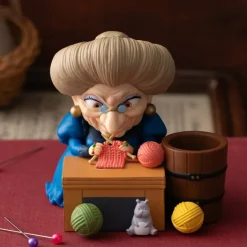 Maison Ghibli Boites À Bijoux|Figurine pot à crayon Yubaba tricote - Le Voyage de Chihiro