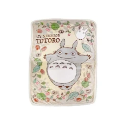 Maison Ghibli Linge De Maison|Grande couverture Églantiers et noisettes 200x140 cm - Mon Voisin Tot