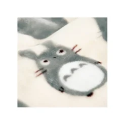 Maison Ghibli Linge De Maison|Grande couverture Silhouette Totoro Gris 200x140 cm - Mon Voisin Toto